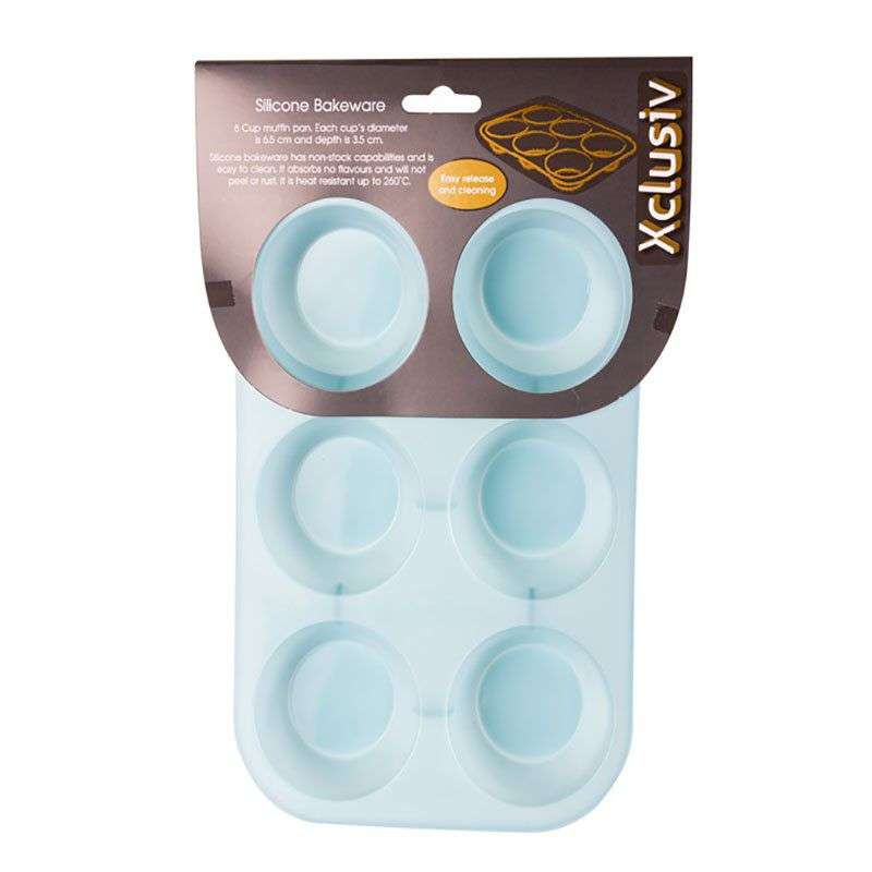 Silicone Pan 6 Cup Muffin Pan