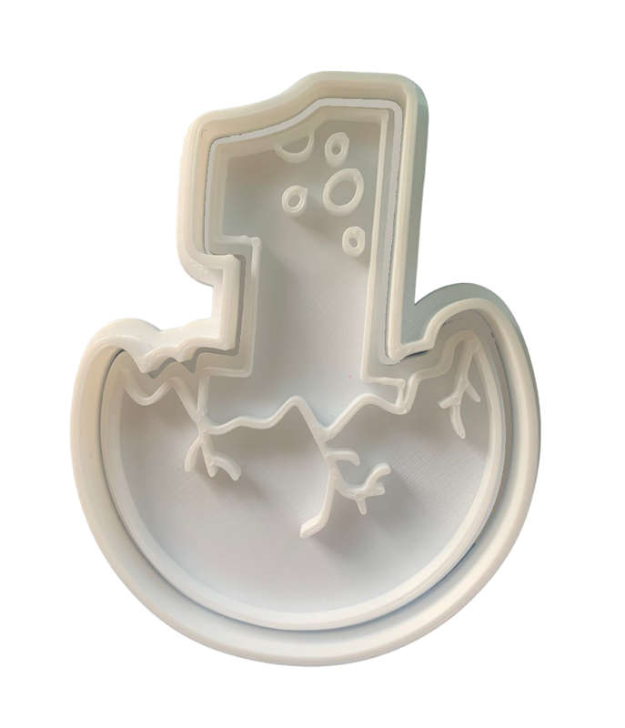 Hubbe Cookie Cutter - Dino number 1