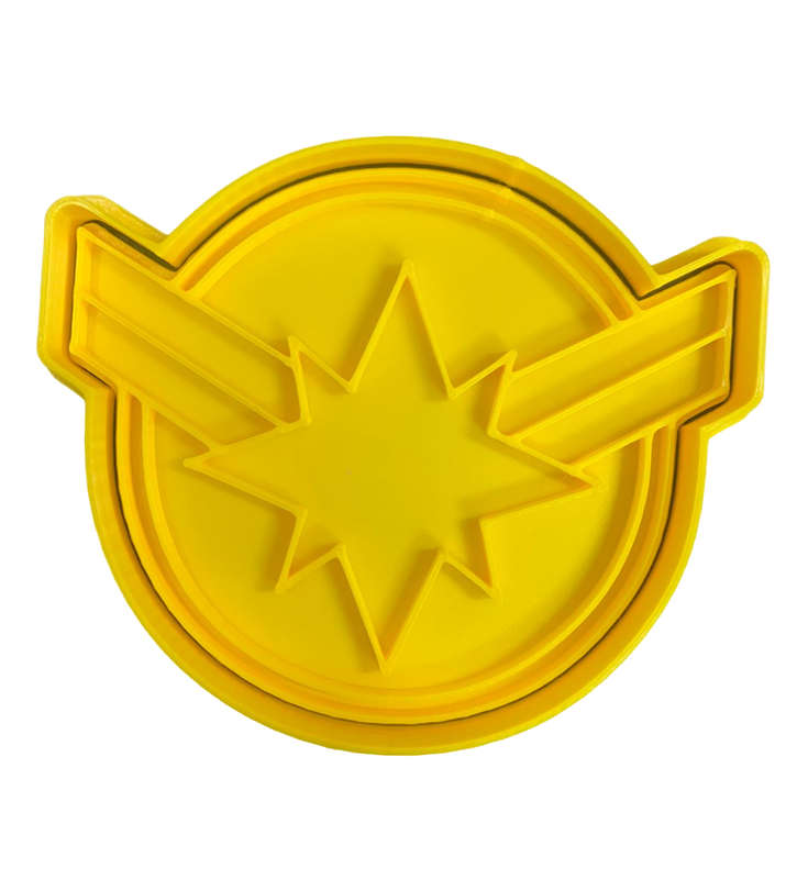 Hubbe Cookie Cutter - Captain Marvel Logo