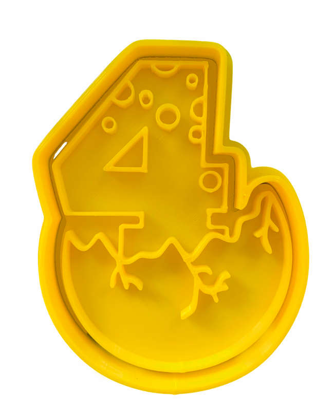 Hubbe Cookie Cutter - Dino number 4