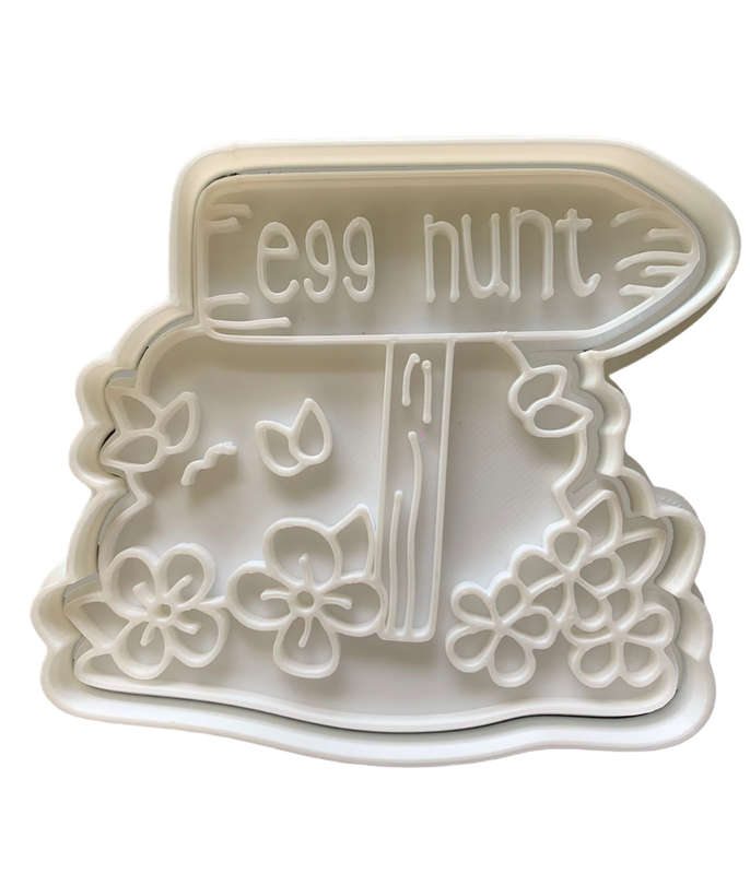 Hubbe Cookie Cutter - Easter Egg Hunt Sign