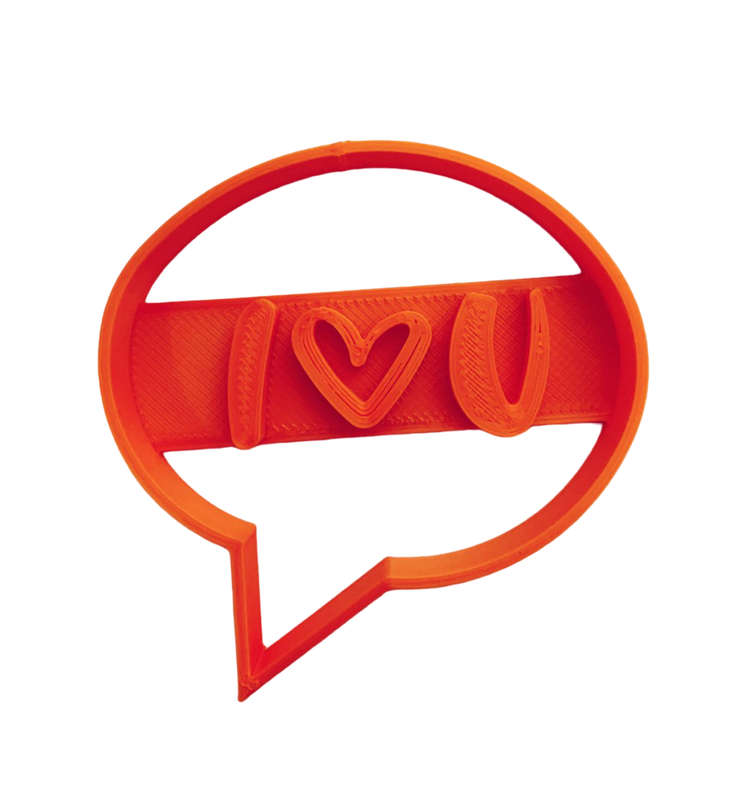 Hubbe Cookie Cutter - I Heart You