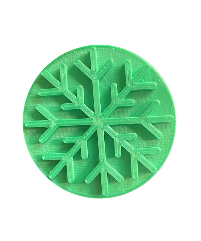 Hubbe Cookie Cutter - Christmas Snowflake Embosser