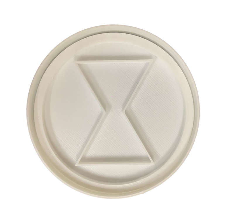 Hubbe Cookie Cutter - Black Widow Logo