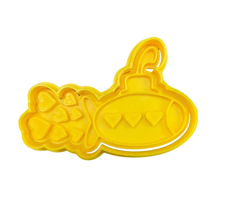 Hubbe Cookie Cutter - Valentines Transport Submarine