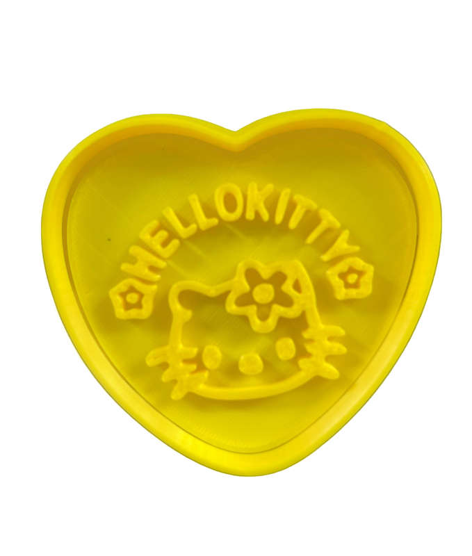 Hubbe Cookie Cutter - Heart Hello Kitty Badge
