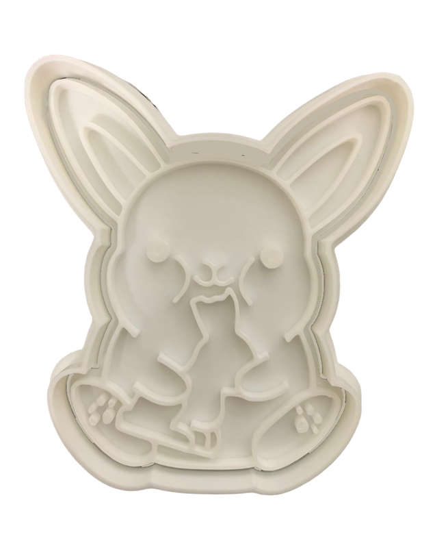 Hubbe Cookie Cutter - Cute Easter Bunny with Chocolate