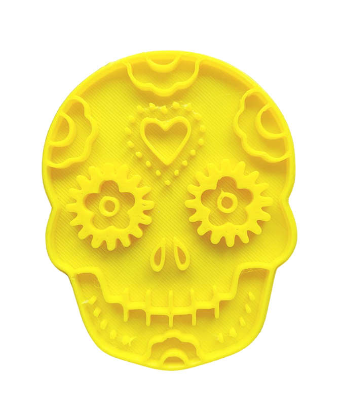Hubbe Cookie Cutter - Day of the Dead Skull 1