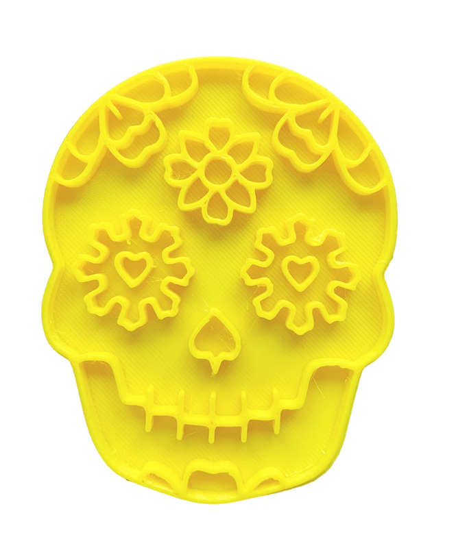 Hubbe Cookie Cutter - Day of the Dead Skull 3