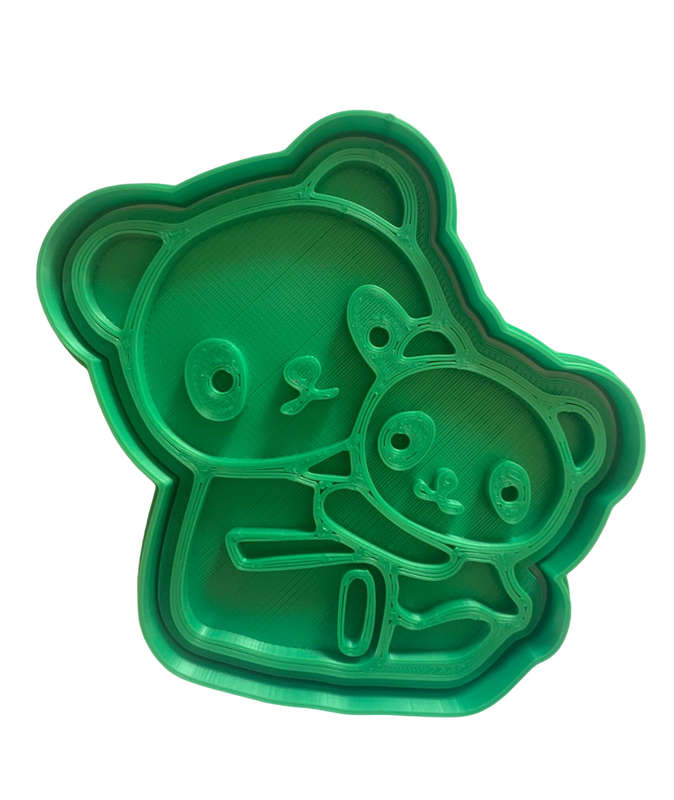 Hubbe Cookie Cutter - Mom & baby Panda
