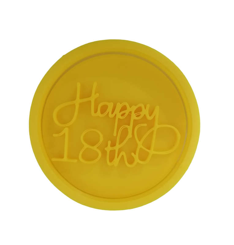 Hubbe Cookie Cutter - Happy 18th