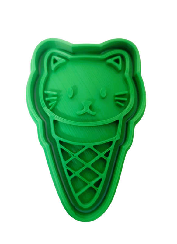 Hubbe Cookie Cutter - Ice cream Cat