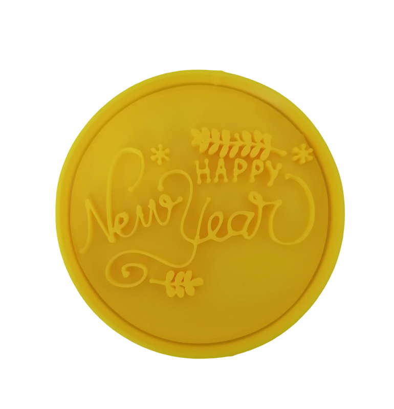 Hubbe Cookie Cutter - Cursive Happy New Year