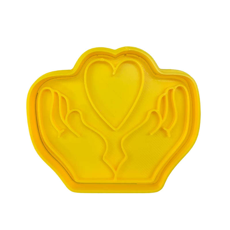 Hubbe Cookie Cutter - Wedding Hands with a Heart