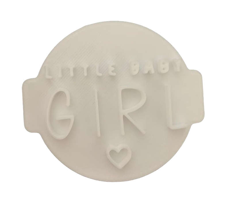 Hubbe - Cookie Embosser - Little Baby Girl