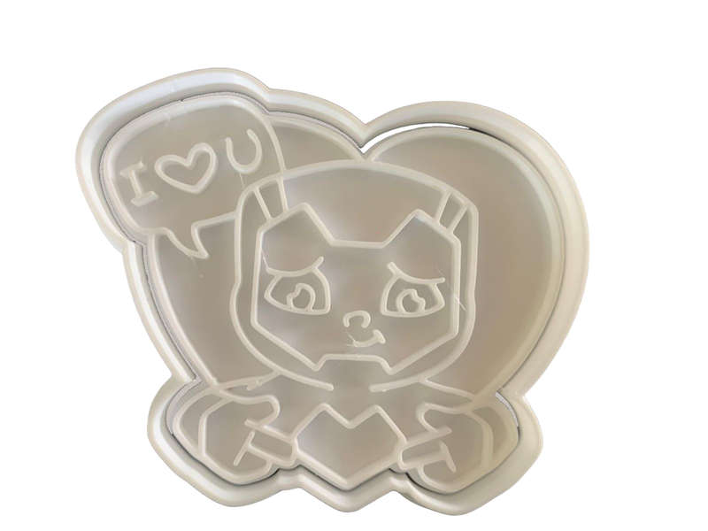 Hubbe Cookie Cutter - Valentine's Superhero - I Love U