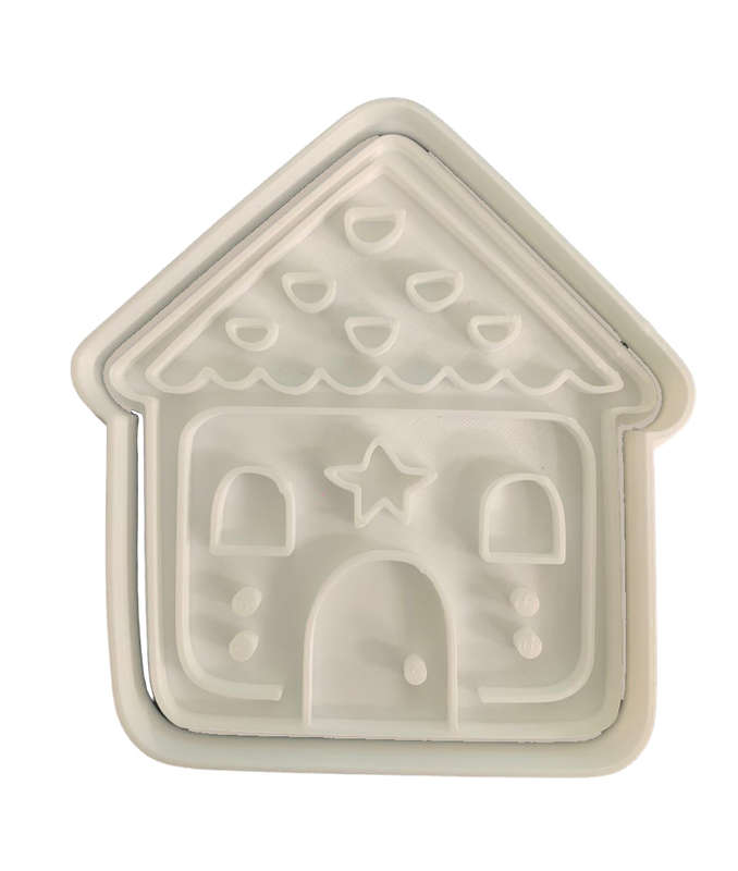 Hubbe Cookie Cutter - Gingerbread House 1
