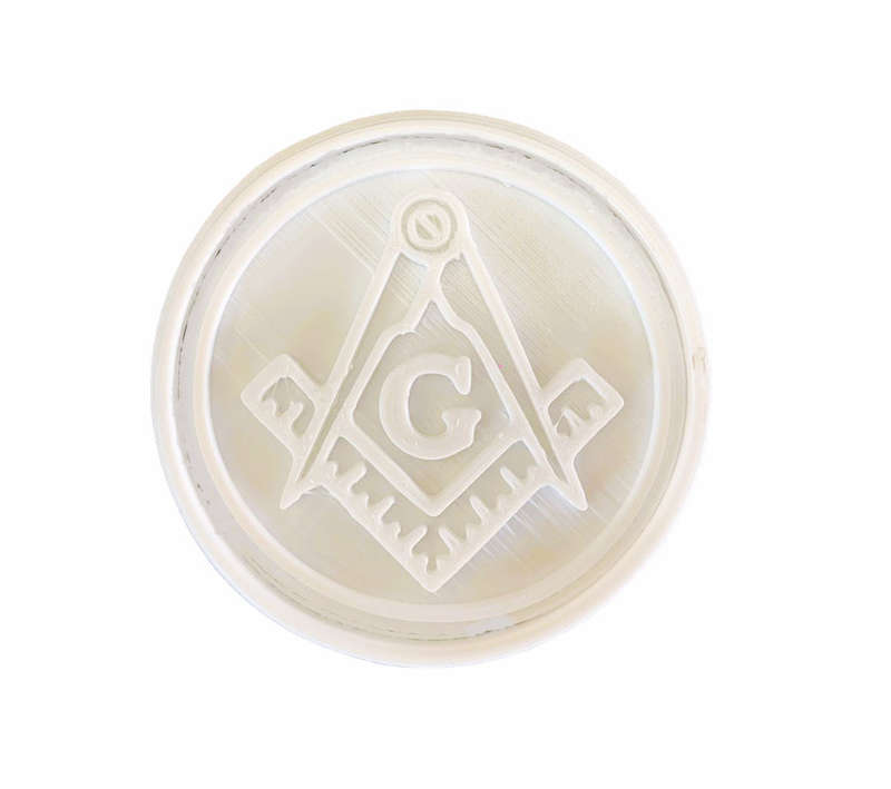 Hubbe Cookie Cutter - Freemason Symbol