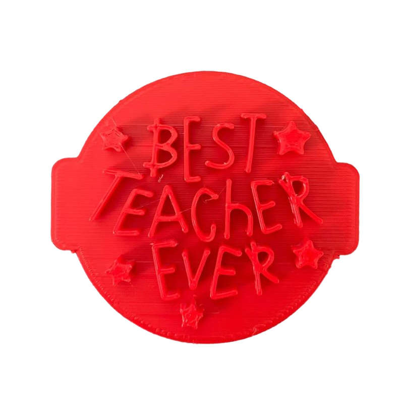 Hubbe - Cookie Embosser - Best Teacher Ever