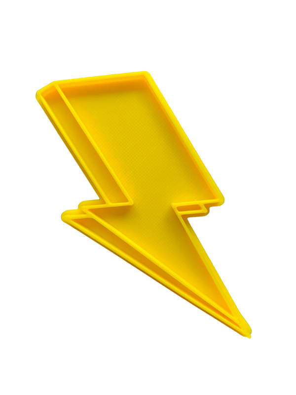 Hubbe Cookie Cutter - Retro Lightning Bolt