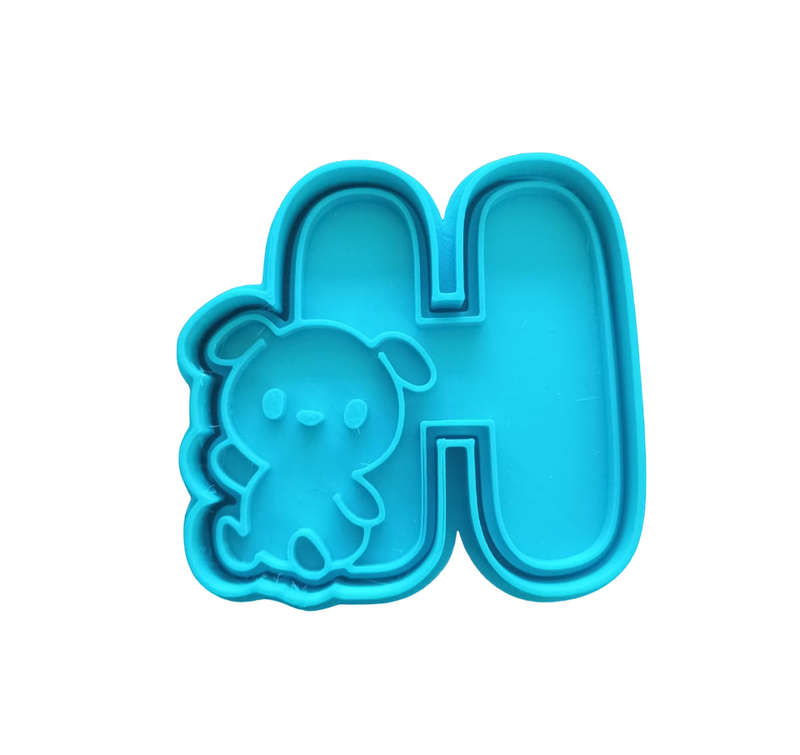 Hubbe Cookie Cutter - Cute Letter H