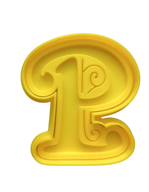Hubbe Cookie Cutter - Gothic Letter P