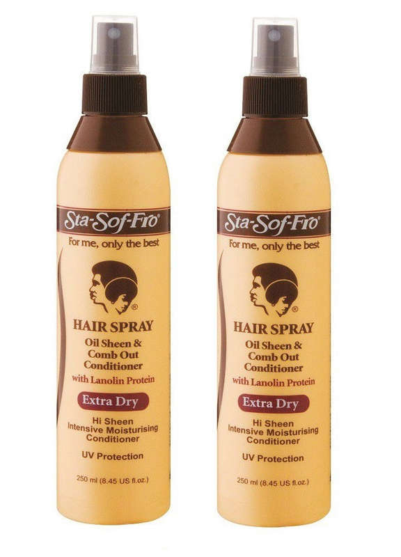 Sta-Sof-Fro Oil Sheen Comb Out Extra Dry Spray 250ml