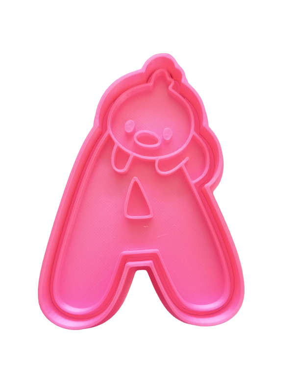 Hubbe Cookie Cutter - Cute Letter A