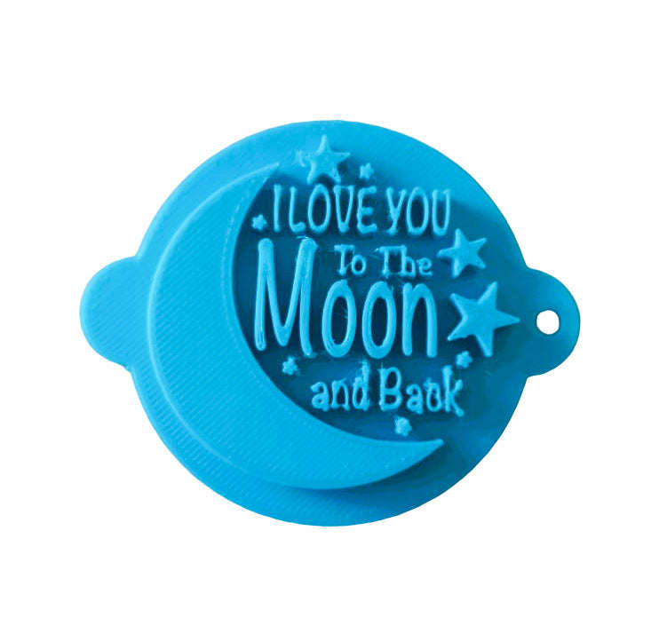 Hubbe Cookie Embosser - Love You To The Moon & Back