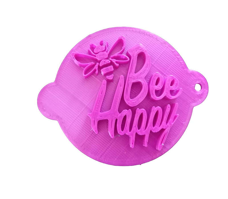 Hubbe Cookie Embosser - Bee Happy