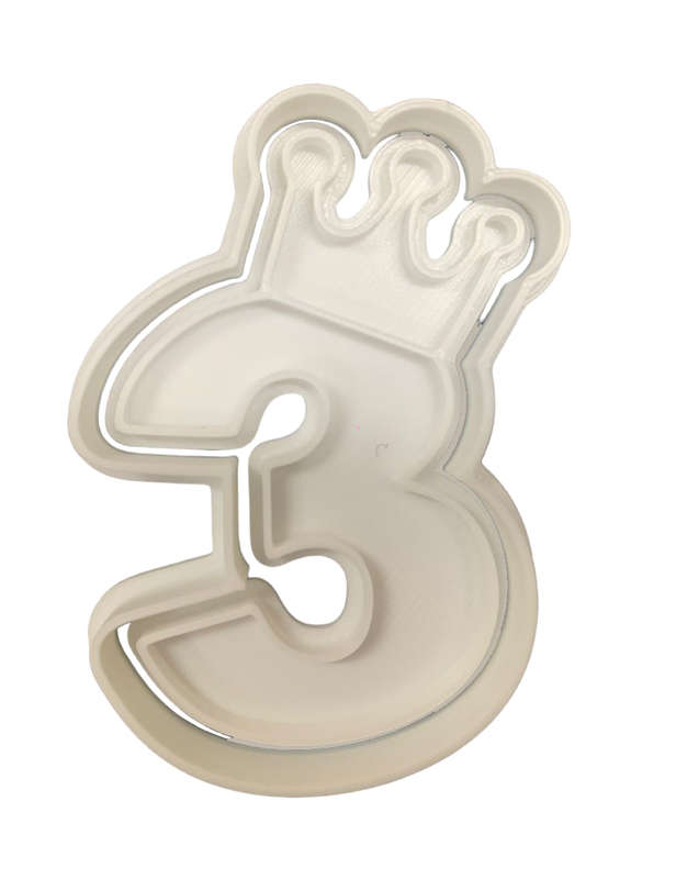 Hubbe Cookie Cutter - Crown Number 3