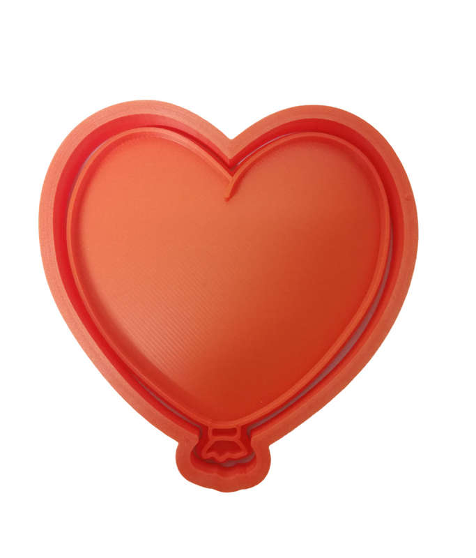 Hubbe Cookie Cutter - Valentine's Day Balloon Heart