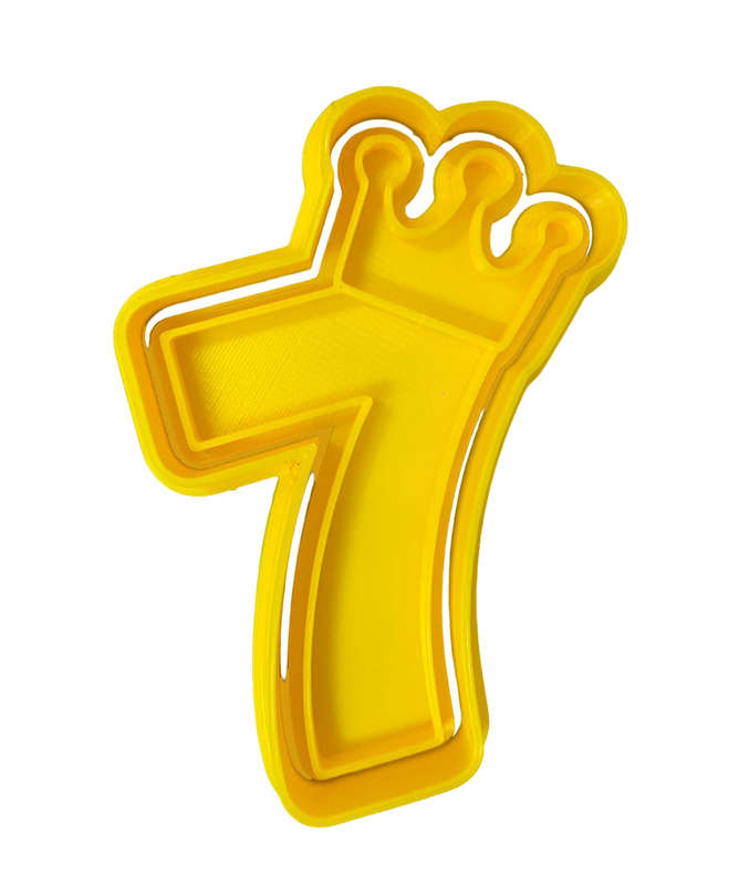 Hubbe Cookie Cutter - Crown Number 7