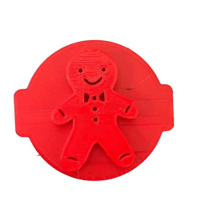 Hubbe - Cookie Embosser - Gingerbread Man