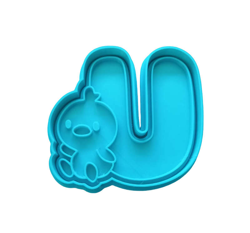 Hubbe Cookie Cutter - Cute Letter U