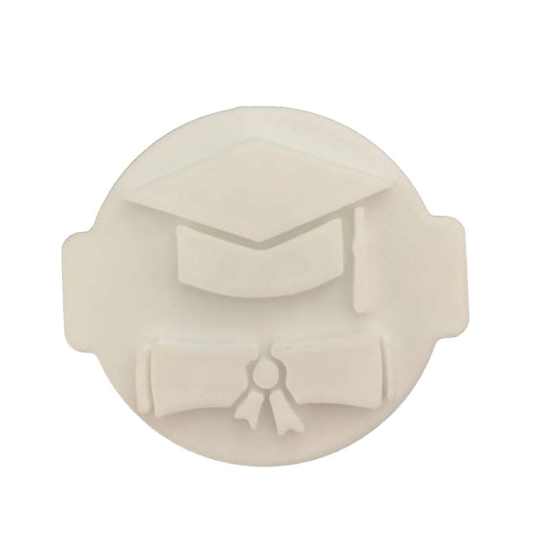 Hubbe - Cookie Embosser - Graduation Cap