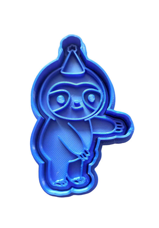 Hubbe Cookie Cutter - Birthday Sloth with a Hat