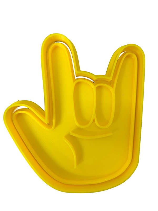 Hubbe Cookie Cutter - Sign Language I Love You