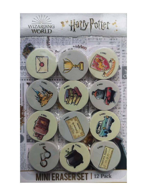Harry Potter Mini Eraser Set: Pack of 12
