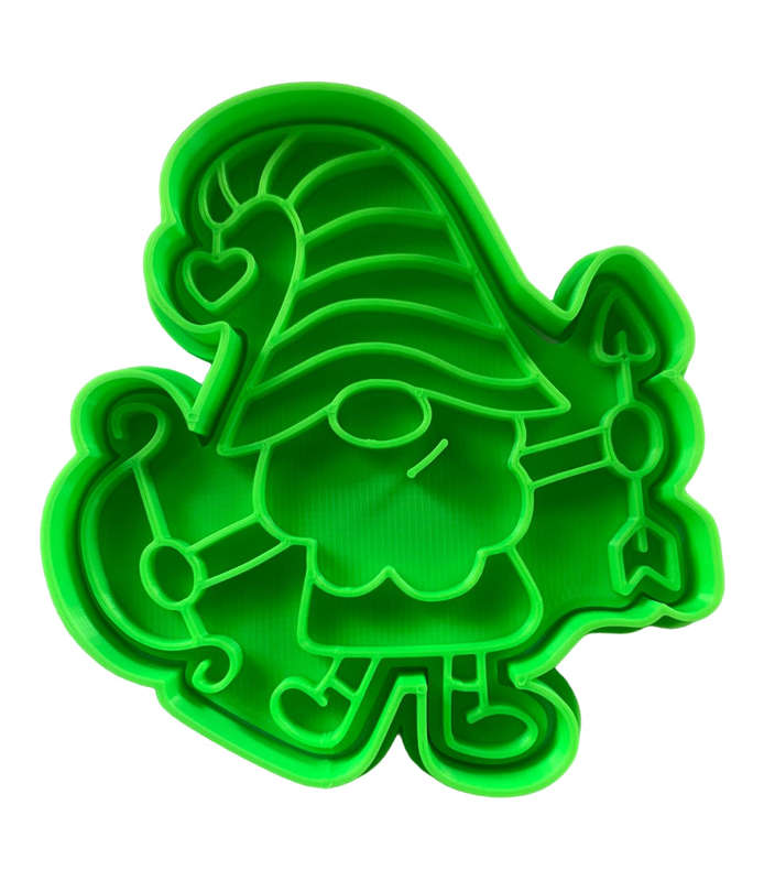 Hubbe - Cookie Cutter - Valentine's Gnome with Bow and Arrow