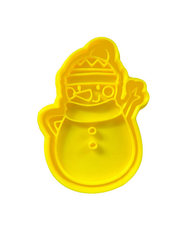 Hubbe Cookie Cutter - Snowman with a Beanie