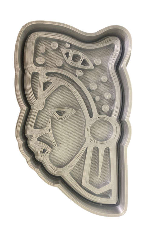 Hubbe Cookie Cutter - Aztec Jaguar Head Statue