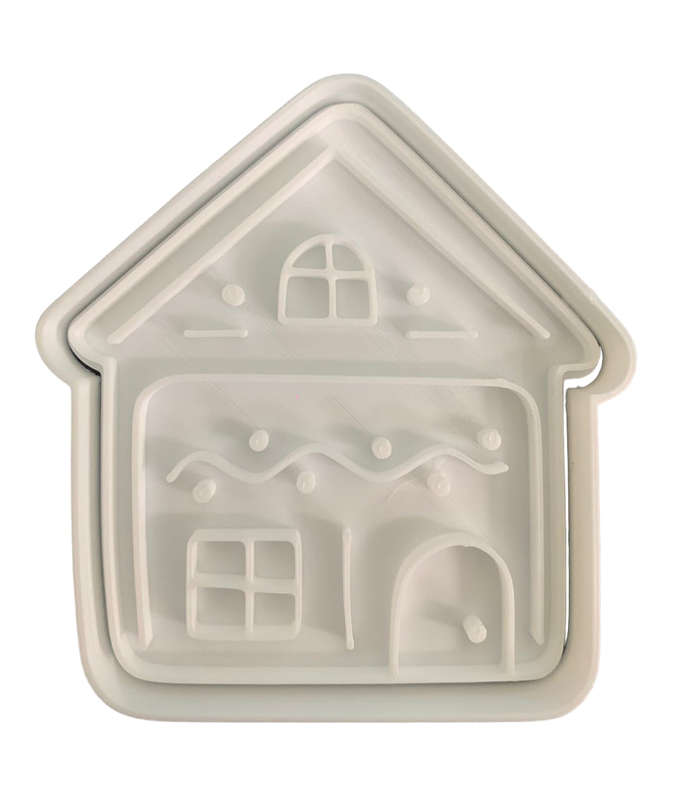 Hubbe Cookie Cutter - Gingerbread House 3