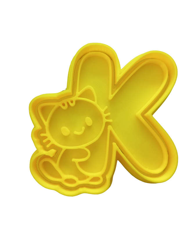 Hubbe Cookie Cutter - Cute Letter K