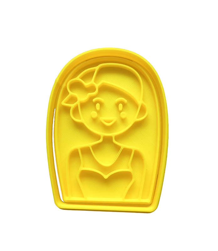 Hubbe Cookie Cutter - Wedding Bride Cake Topper