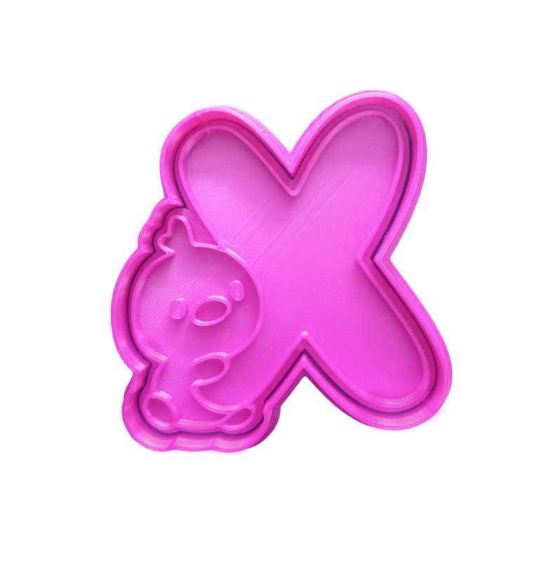Hubbe Cookie Cutter - Cute Letter X