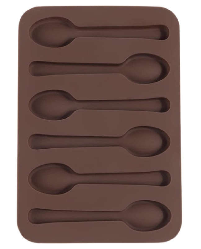 Hubbe 6 Cell Silicone Spoon Mould