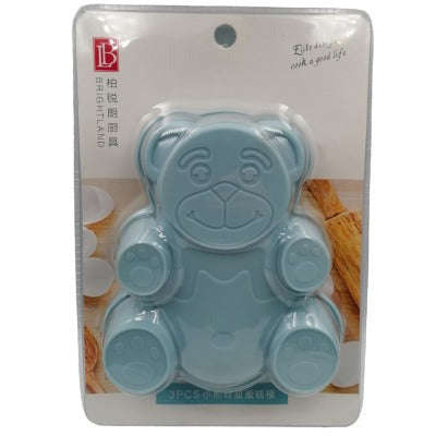 Cake Shape Mould 3pcs-Bear (A-05)