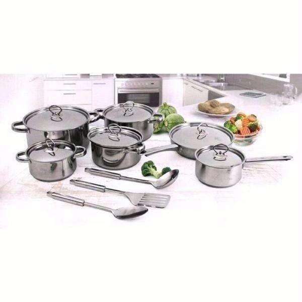Clearance Sale-Dolphin - 15 piece Cookware Set