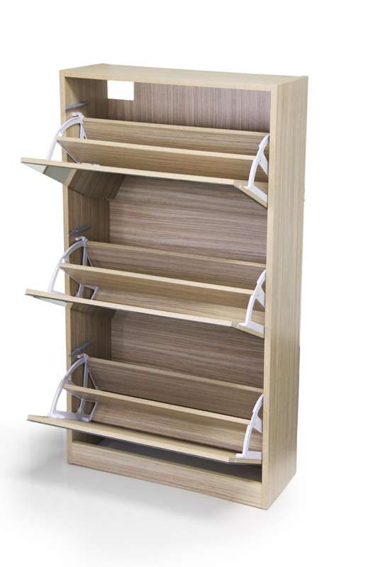 Suite Lifestyle - Mirror Shoe Cabinet - 3 Tier-COLLECTION ONLY